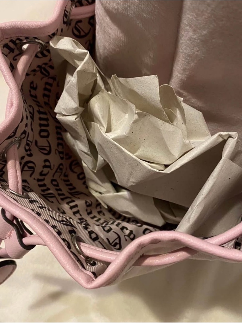Juicy Couture Pink Girlie Royalty Tote Bag - Picture 7 of 8